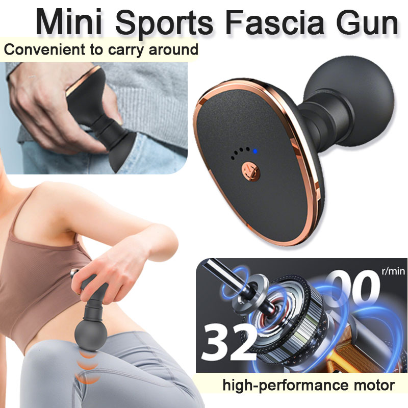 Health Wellness Fitness - Electric portable small vibrating fascia gun
