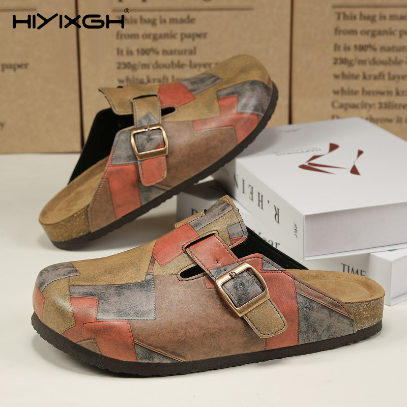Health & Wellness Nurse Coach - Comfort Cork Leather Slippers for Unisex