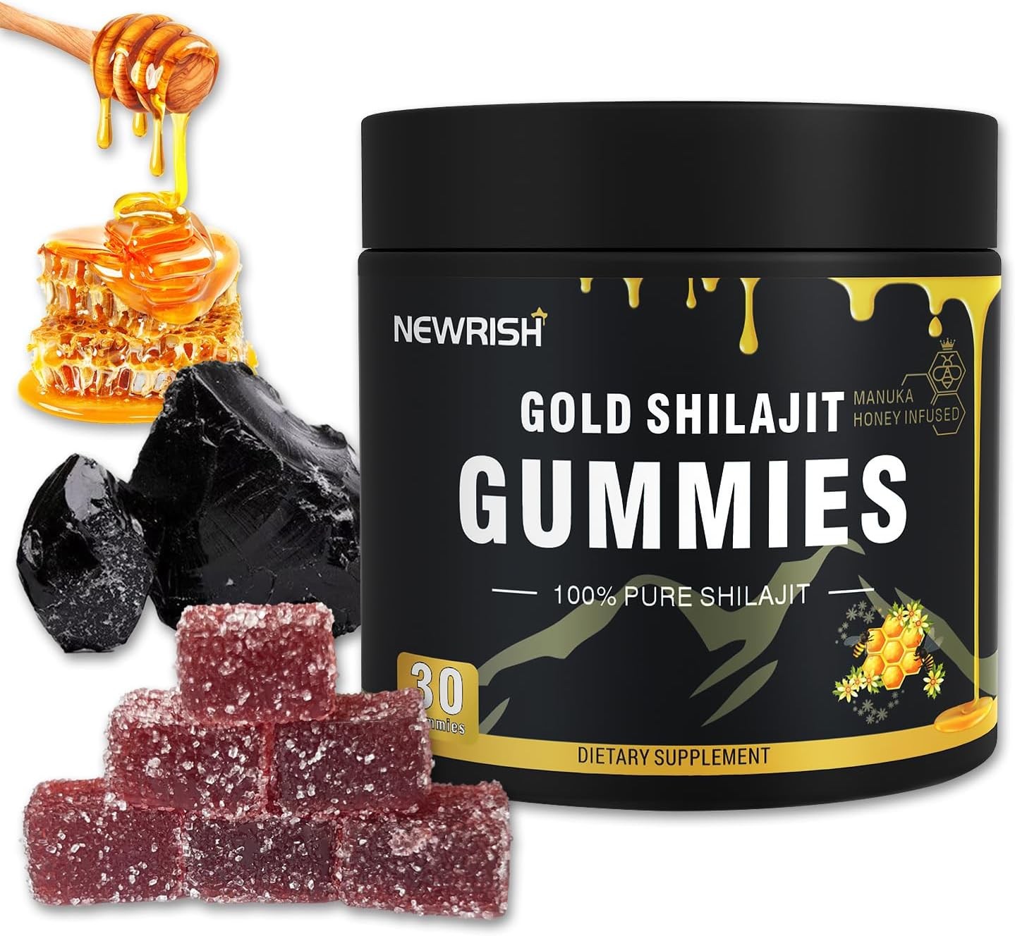 Health And Wellness Promotion - Shilajit Gummies - Promotes Brain and