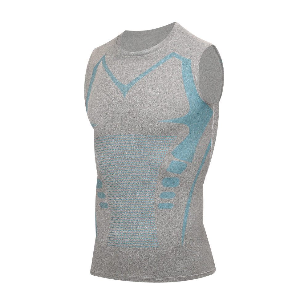 Health Wellness Fitness - Compression Tank Top Men Gym Shirt
