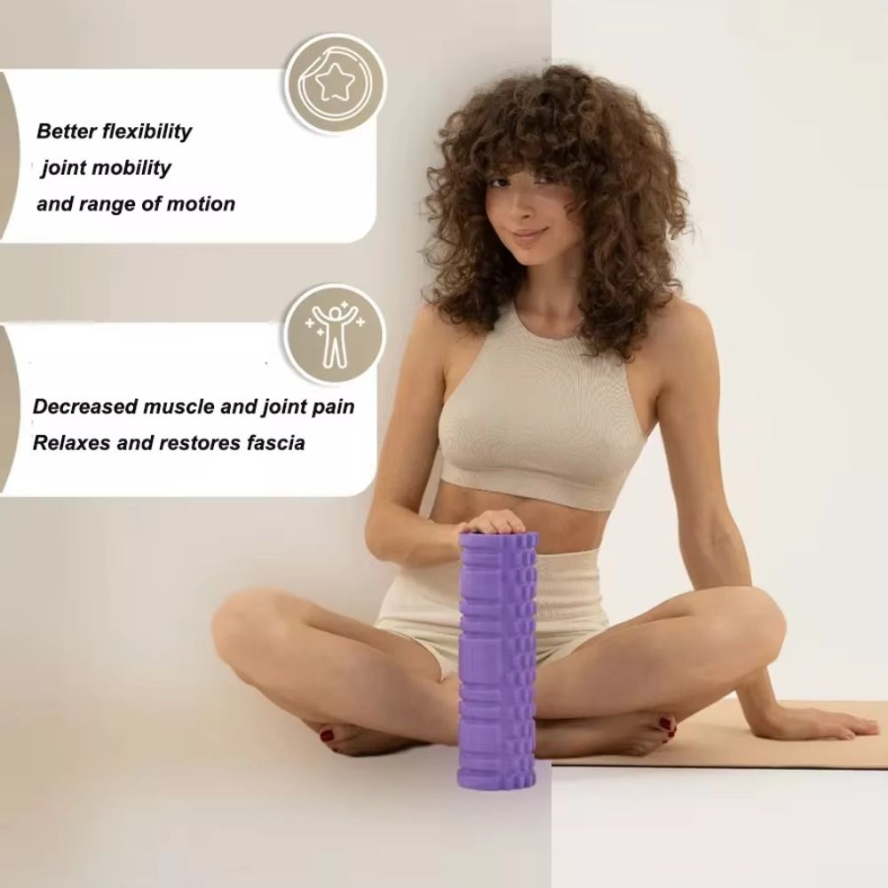 Foam Roller Trigger Point - EVA Foam Fitness Back Roll High