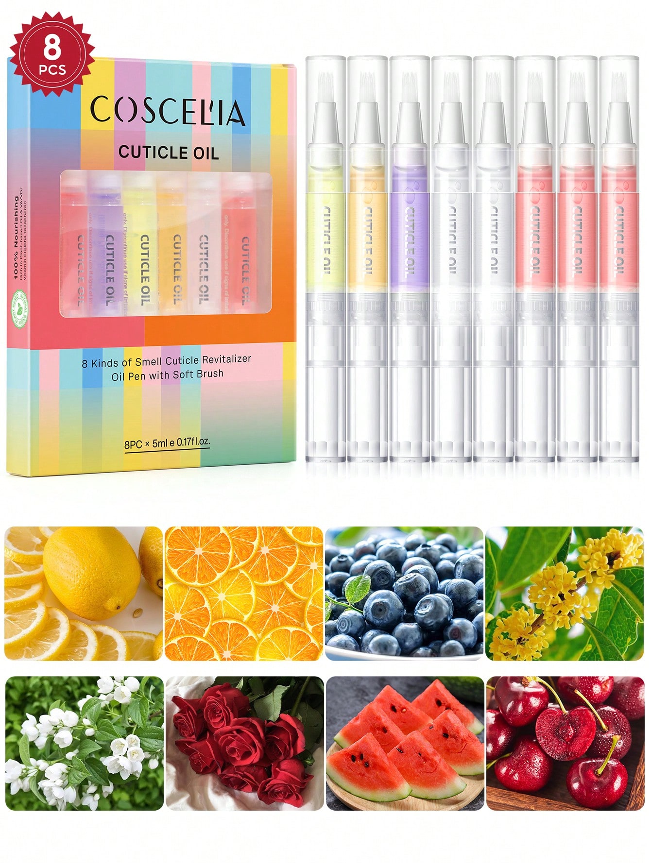 Health & Wellness Nurse Coach - coscelia 1/4/5/8/16PCS 5ML Nail Cuticle Oil