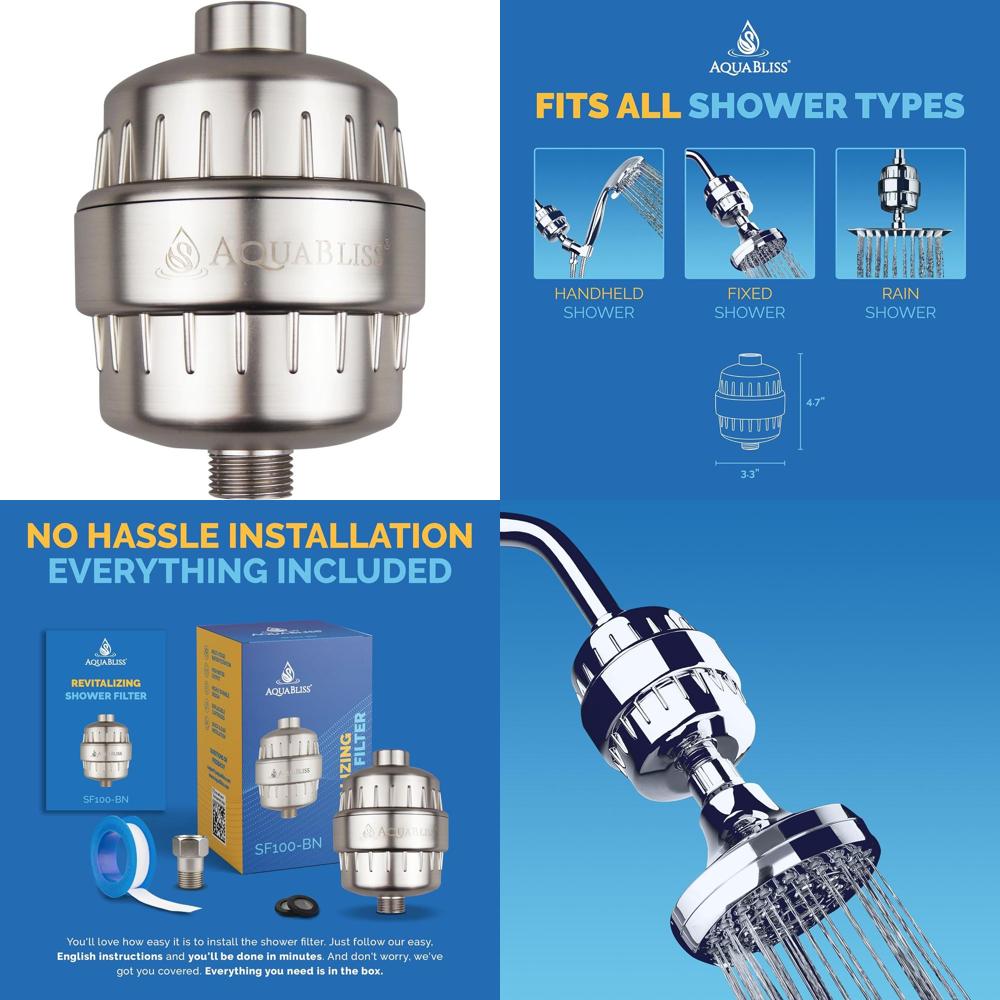 Health & Wellness Nurse Coach - High Output AquaBliss Shower Filter -