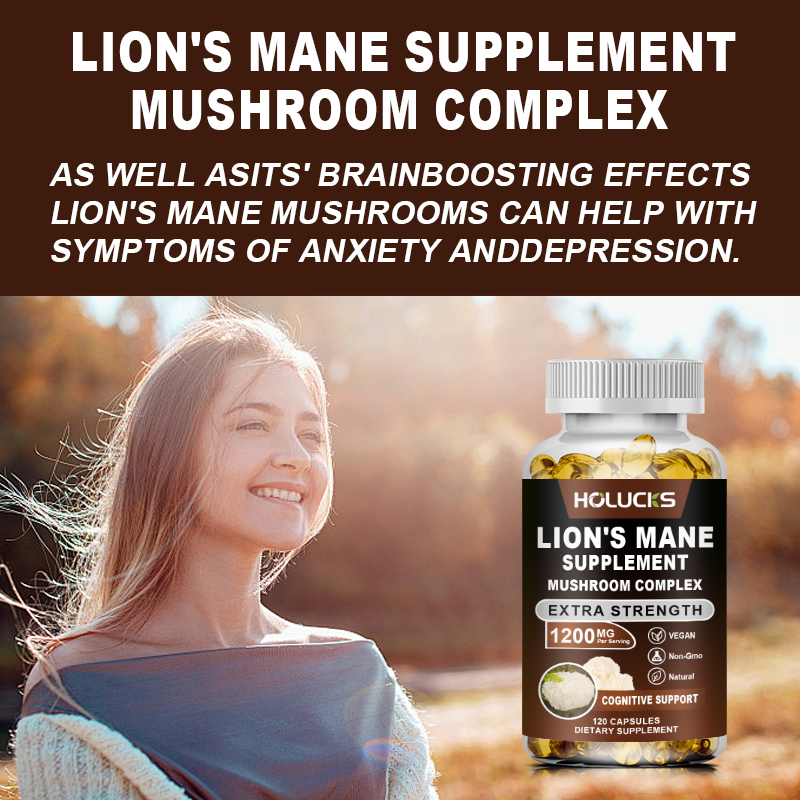 HOLUCKS Organic Lion's Mane Mu - огляд і ціна Health And Wellness Promotion