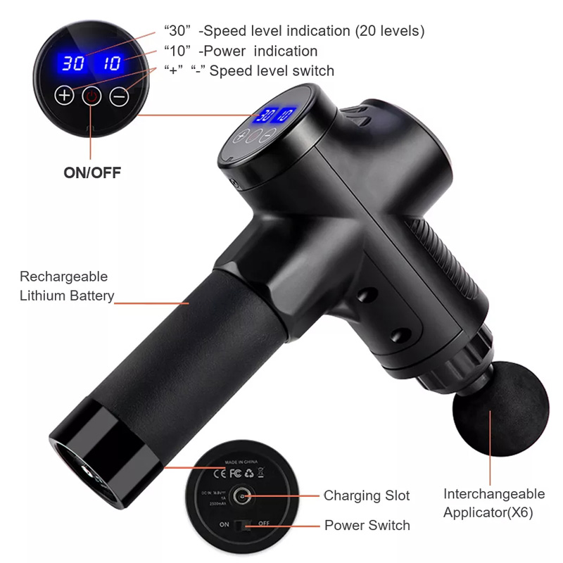 Fascial Massage Gun Electric P - огляд і ціна Health Wellness Fitness