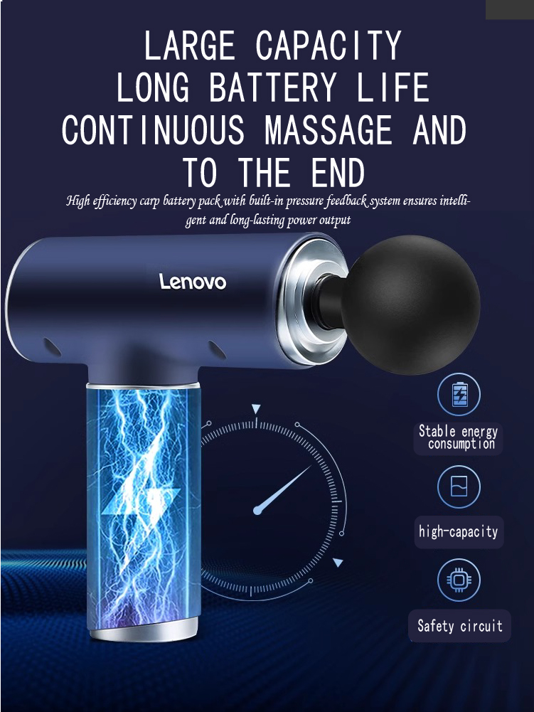 Lenovo 6 Heads Fascia Gun Prof - огляд і ціна Massage Gun Deep Tissue