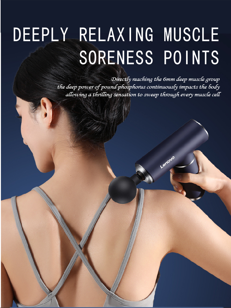Lenovo 6 Heads Fascia Gun Prof - огляд і ціна Massage Gun Deep Tissue