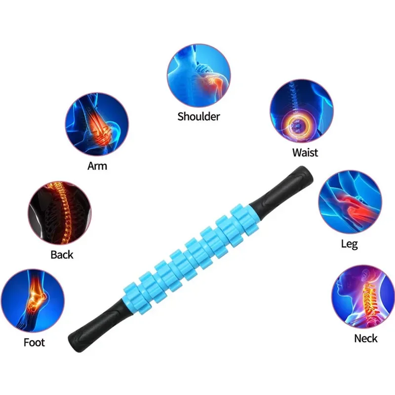 9 Wheel Muscle Roller Stick Fu - огляд і ціна Foam Roller Trigger Point