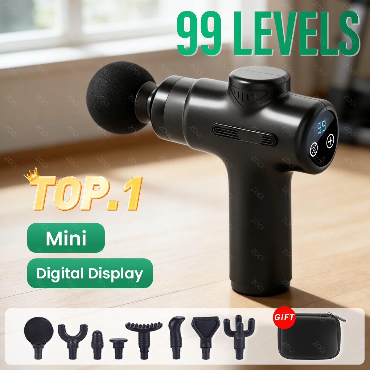 Mini 99 Speed Massage Gun Prof - огляд і ціна Massage Gun Deep Tissue