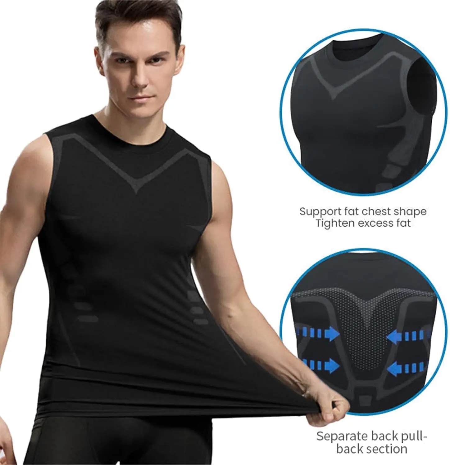 Compression Tank Top Men Gym S - огляд і ціна Health Wellness Fitness