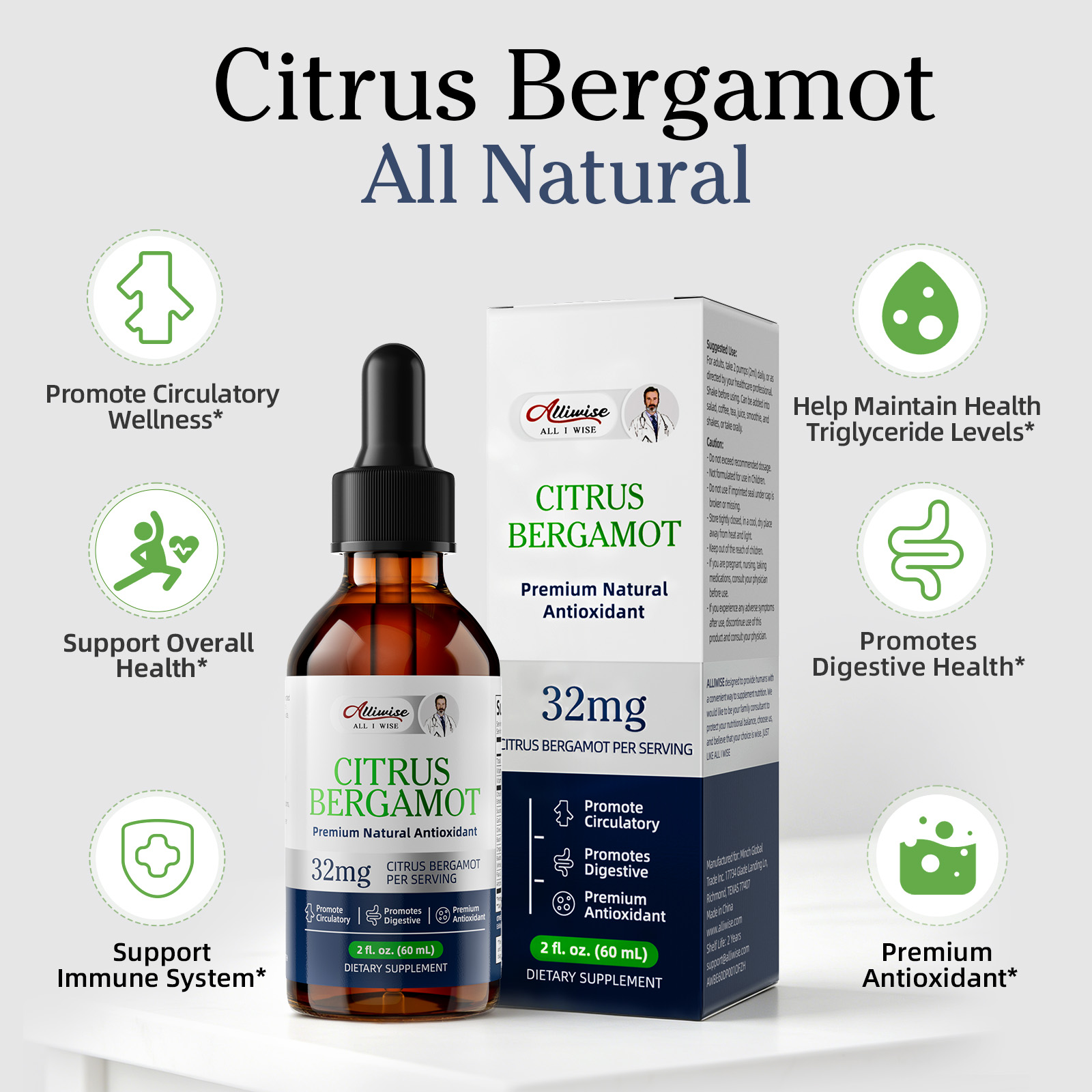Premium Citrus Bergamout  Drop - огляд і ціна Health And Wellness Promotion